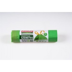 Vrecia na odpad Mazzini 40l recyklované zaťahovacie